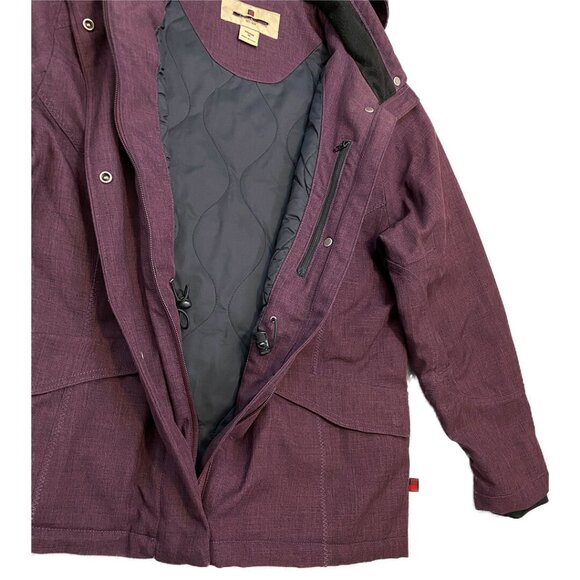 Woolrich Designer Womens Wineberry Weatherproof Coat - Womens M - Picture 5 of 5